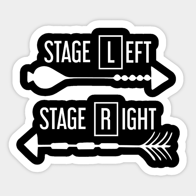 Funny Theater Nerd Gift Actor Theater Sticker by shirtsyoulike